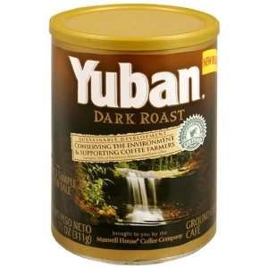 Yuban Dark Roast Coffee, 11 oz (Pack of 6):  Grocery 