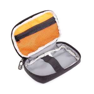   Drive Case With Belt Loop And Internal Zip Pocket In Black With Orange