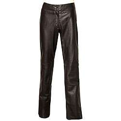 Austin Reed Womens Slim Leather Pants  Overstock