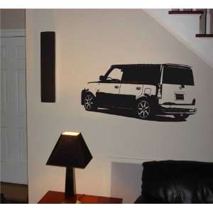   Wall MURAL Vinyl Sticker Car SCION XB SQUARE CAR 014: Home & Kitchen