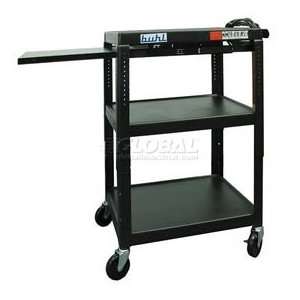   Buhl Audio Visual Cart With One Side Pull Out Shelf: Home Improvement