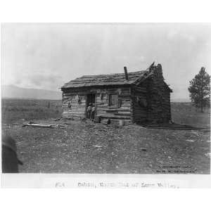  Crude wooden cabin,Long Valley,Western Idaho,ID,c1903 