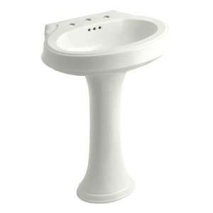  Kohler K 2326 8 NY Leighton Pedestal Lavatory with 8 