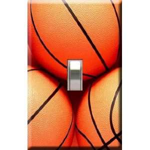  Basketballs Decorative Single Light Switchplate Cover 