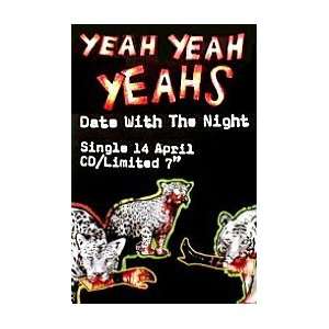  YEAH YEAH YEAHS Date With the Night Music Poster