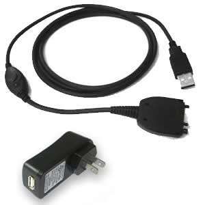  Palm Treo E2 Sync and Charge Cable   USB Travel Charger 