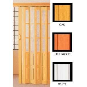  Full PVC Folding Door (Oak) (80H x 32W)