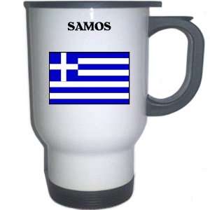  Greece   SAMOS White Stainless Steel Mug: Everything 