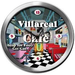  VILLAREAL 14 Inch Cafe Metal Clock Quartz Movement 