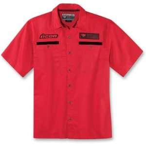   Shop Shirt , Gender: Mens, Color: Red, Size: Sm 3040 0880: Automotive