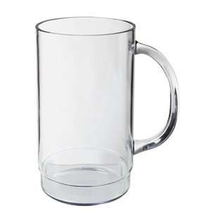 GET 00083 SAN Plastic 20 oz. Beer Mug 24/CS:  Kitchen 