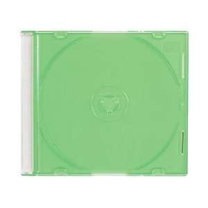  25 SLIM GREEN Color CD Jewel Cases: Electronics