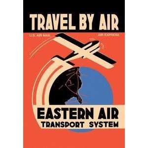   : Vintage Art Eastern Air Transport System   00260 3: Home & Kitchen