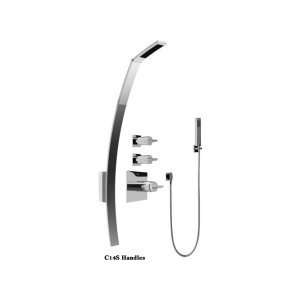  Graff GF2.030A C9S SN Luna Thermostatic Shower Set with 