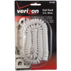 25 Pack of 12 Handset Cords   White Electronics