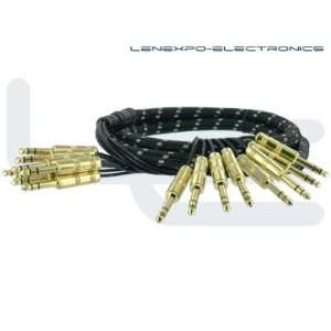2M ( 6FT ) ATLONA 8 CHANNELS TRS ( 1/4 ) MALE CABLE, 8 channel Audio 