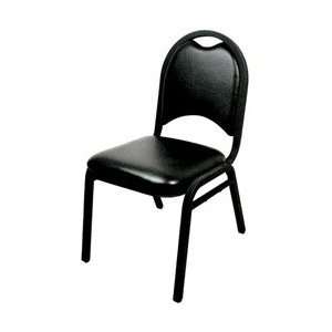  Black Deluxe Stack Chair (06 0767) Category: Stacking 