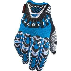   Evolution Motocross Gloves Blue/Black Medium M 365 11109: Automotive