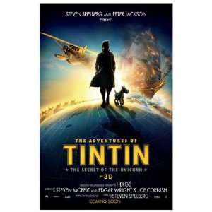  TinTin Teaser Flyer 11 X 17   2011 Movie The Adventures Of 