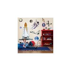  Space Mission Giant Wall Decals: Toys & Games