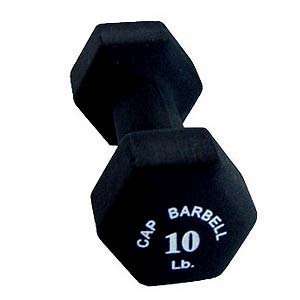  10 lb Charcoal Neoprene Dumbbell