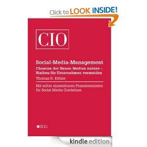 CIO Ratgeber Social Media Management (German Edition) Thomas Köhler 