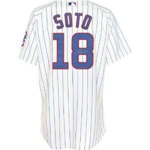 Geovany Soto Autographed Jersey  Details: Chicago Cubs, White 