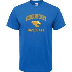   Court Lions Royal Blue Baseball Arch T Shirt: Sports & Outdoors