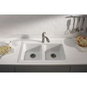   1041 1 96 Biscuit Breeze Breeze 33 x 22 x 8 Double equal Sink 1041