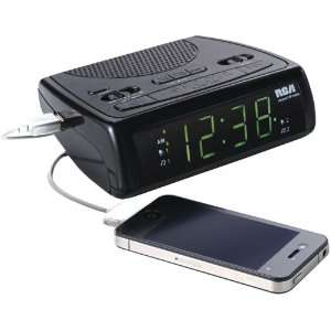  RC107 AM/FM Clock Radio with a USB Charging Port RCARC107 