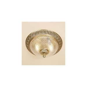   Flush Mount With Crystal Glass by JVI Designs 1070: Home Improvement