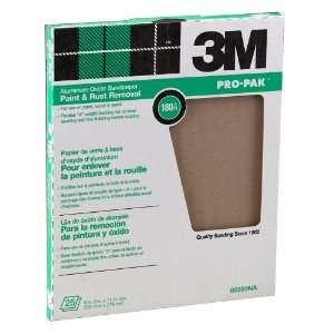  3M Pro Pak 11704NA 9x11 Sand Paper Sheets 100 Grit   25 