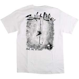  Salt Life Hook Line & Sinker T Shirt Clothing