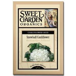  Snowball Cauliflower   Heirloom Seeds: Patio, Lawn 