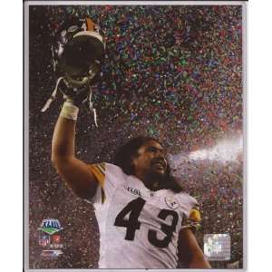   Troy Polamalu 8X10 After Game Victory Celebration 