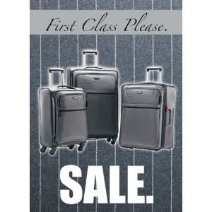  First Class Please Luggage Sale Sign
