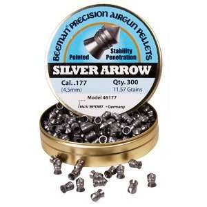 Beeman Silver Arrow .177 Cal, 11.57 Grains, Pointed, 300ct  
