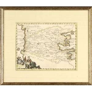  Antique Map of Greece: Macedonia, 1697: Home & Kitchen