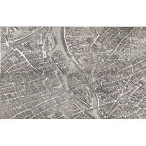   Turgot Map of Paris, 1739, Antique Map Wall Art: Home & Kitchen