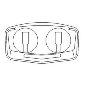   : New Headlamp Housing 506262M1 Fits MF 135,150, 165: Everything Else