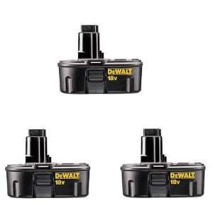  DeWalt DW9099 (three batteries) 18Volt 1.7 ah Batteries 