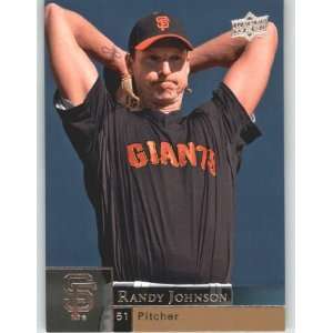  2009 Upper Deck #847 Randy Johnson   Giants (Baseball 