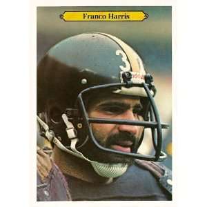  1980 Topps FRANCO HARRIS NFL Giant Football Photos 