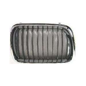 97 98 BMW M3 GRILLE RH (PASSENGER SIDE), Chrome/Black (1997 97 1998 98 