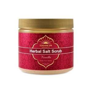    Sunhine Spa Vanilla Herbal Salt Scrub ( 1x23 OZ)