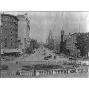   ,Washington,D.C.,street scene,trolleys,c1912,people