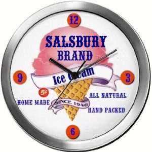  SALSBURY 14 Inch Ice Cream Metal Clock Quartz Movement 