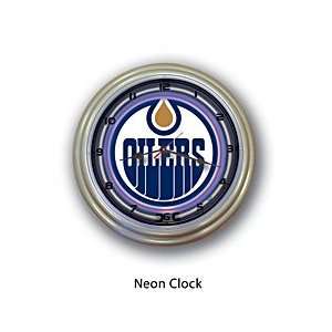  Edmonton Oilers Neon Clock 18
