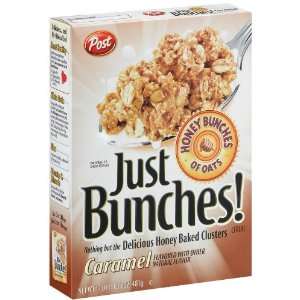 Post Cereal Honey Bunches of Oats Just Bunches Caramel   12 Pack 