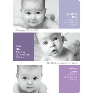  Triple Threat Triplet Baby Announcements: Health 